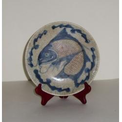 【魚、青花瓷盤】早期收藏，青花、古瓷盤工藝之美...